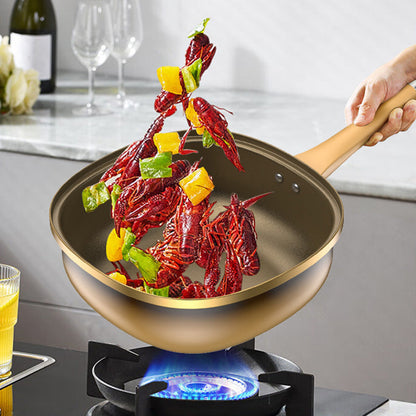 🍳🔥Livraison gratuite🔥 Casserole Anti-Adhésive en Alliage de Titane 12 Pouces - Cuisson Saine sans Produits Chimiques, Poignées Froides et Lavable au Lave-Vaisselle 🔥📦