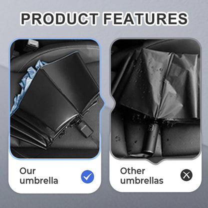 ☔ Grand parapluie pliable et résistant au vent à 12 baleines