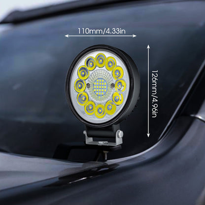 📢Dernier jour de soldes⏰🔦 Projecteur LED 4 Pouces 99W pour Off-Road📍999 perles LED📍