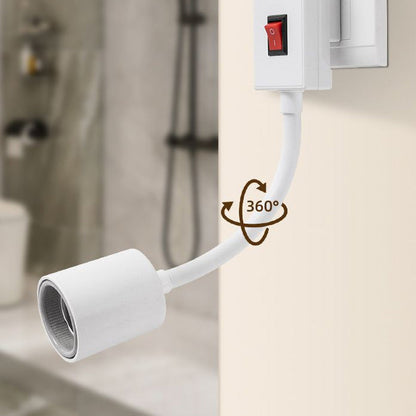 📢📢 Vente flash⚡ : se termine dans 3 heures ! ⏰⏰Douille de lampe de salle de bain haute puissance avec interrupteur