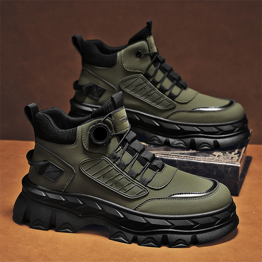 Bottines homme rétro décontractées à semelle épaisse🔥Achetez 2 livraisons gratuites