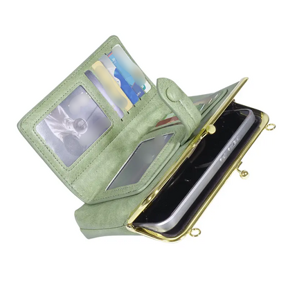 Sac à bandoulière pour téléphone avec organiseur multi-cartes