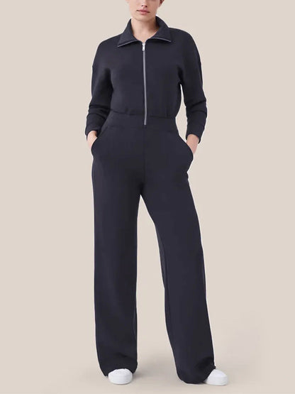 Combinaison à manches longues et jambes larges🔥Achetez 2 livraisons gratuites