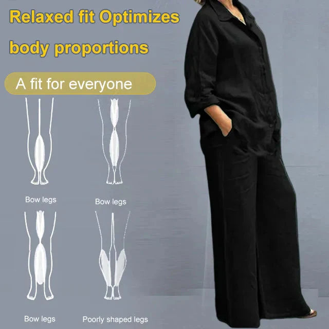 Costumes en coton et lin pour femmes à la mode✨