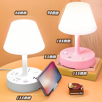 📢📢50% de réduction ! ✨ Idée Cadeau Hiver : Lampe d’Appoint avec Double Prise (USB + Secteur) - Confort & Sécurité