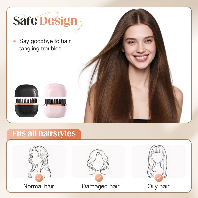 🔥Stock limité disponible 50% de réduction🔥⏳Spécial à durée limitée⏰Mini peigne lisseur sans fil