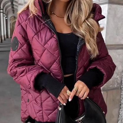 🖤Offre à durée limitée🔥64% de réduction🔥Veste à capuche chaude et décontractée en coton pour femme