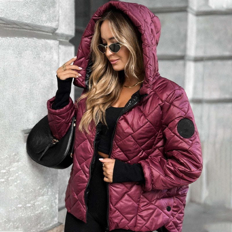🖤Offre à durée limitée🔥64% de réduction🔥Veste à capuche chaude et décontractée en coton pour femme