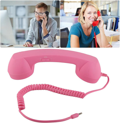 📻 50% DE RÉDUCTION ! ✨ Récepteur de Téléphone Portable Vintage Rétro avec Micro - Connexion Bluetooth et Design Rétro pour Appels Nostalgiques 🎤📞