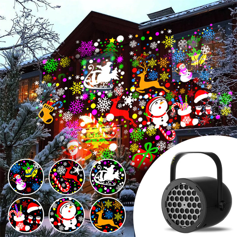 🔥Offre spéciale ! Projecteur de Noël USB à 16 motifs