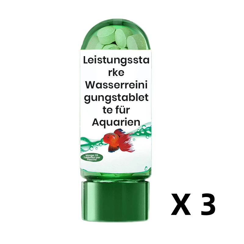 📍Série pour Aquarium🥰Comprimé Puissant de Purification de l'Eau pour Aquarium