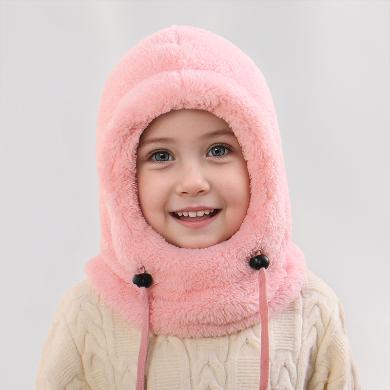 Bonnet d'hiver tout-en-un confortable pour enfants