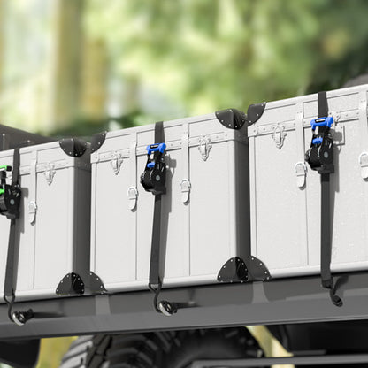 🚚Sangle d'arrimage rétractable à cliquet pour usage intensif