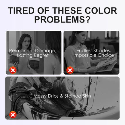 Cire colorante temporaire pour cheveux