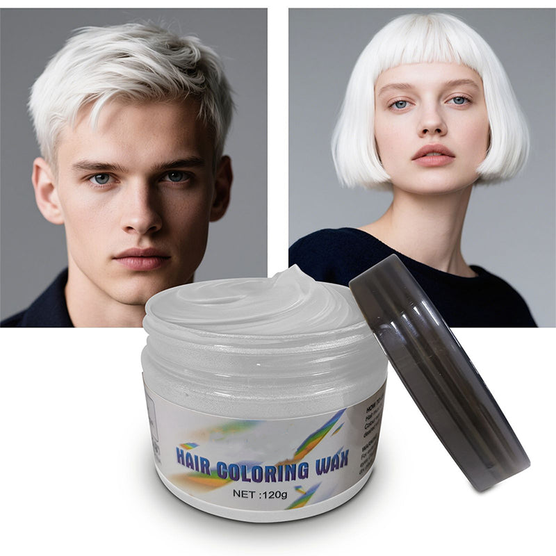 Cire colorante temporaire pour cheveux