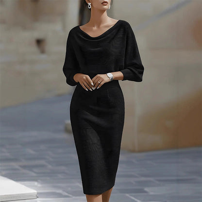 🌟 Offre à durée limitée : 49 % de réduction 💃 Robe élégante et amincissante pour femme | Coupe élégante et silhouette flatteuse ✨