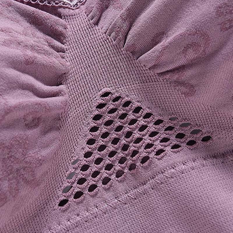 Soutien-gorge sans armatures en dentelle à maintien élevé pour femme