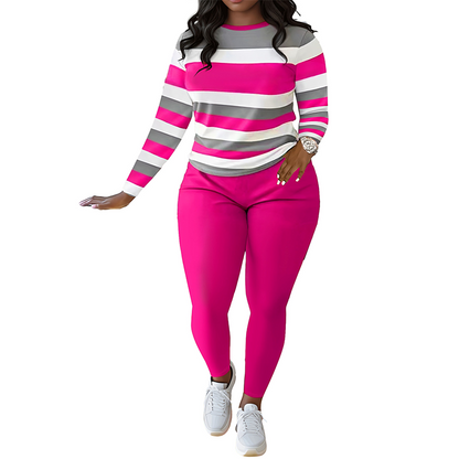⏳Spécial à durée limitée⏰Ensemble 2 pièces décontracté pour femme👚👖