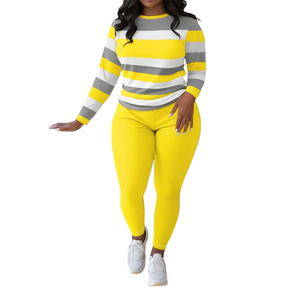 ⏳Spécial à durée limitée⏰Ensemble 2 pièces décontracté pour femme👚👖
