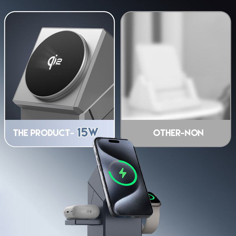 🔥Station de recharge magnétique sans fil pliable 3 en 1