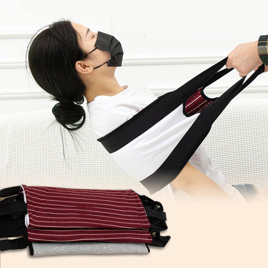 Coussin de transfert d'assistance à la station debout avec poignées