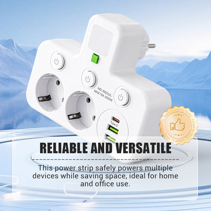 📢📢50 %  DE RÉDUCTION !! ⏰Multiprise intelligente avec ports USB