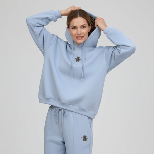 Sweat à capuche décontracté pour femme avec doublure imprimé léopard🔥Achetez 2 livraison gratuite