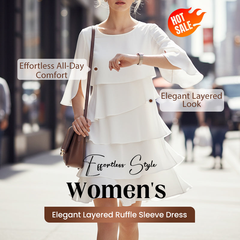 💐 Nouveauté 2026 – Robe à Volants Élégante & Moderne ⭐💐【Offre Spéciale】