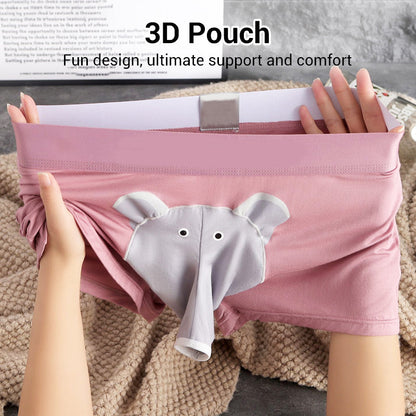 Boxer respirant pour homme avec poche 3D