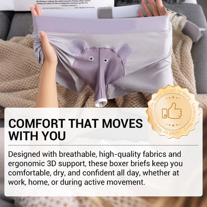 Boxer respirant pour homme avec poche 3D