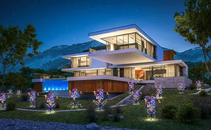 🦋Lampes papillons solaires étanches pour l'extérieur💖