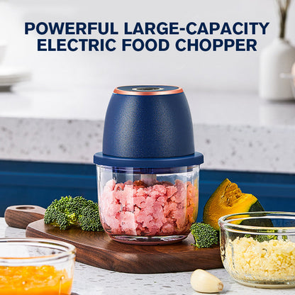 Robot Coupe Électrique Puissant 🔪 | Grande capacité & Coupe rapide ✨ – Pour préparer vos plats en un clin d’œil 👨‍🍳👩‍🍳