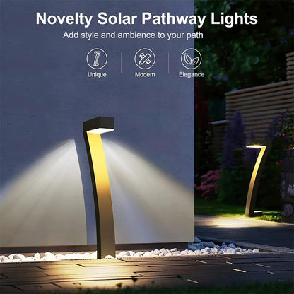 ⏳60 % de réduction en offre limitée⏰Lampe solaire créative et étanche pour allée🏡💡