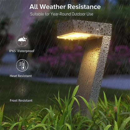 ⏳60 % de réduction en offre limitée⏰Lampe solaire créative et étanche pour allée🏡💡