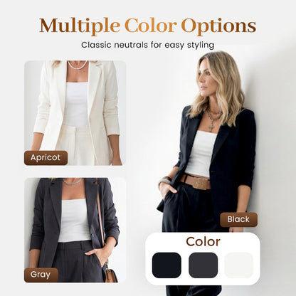 💎Ensemble Veste à Col & Pantalon pour Femme – Coupe Cintrée, Tissu Doux & Look Professionnel Élégant👖✨