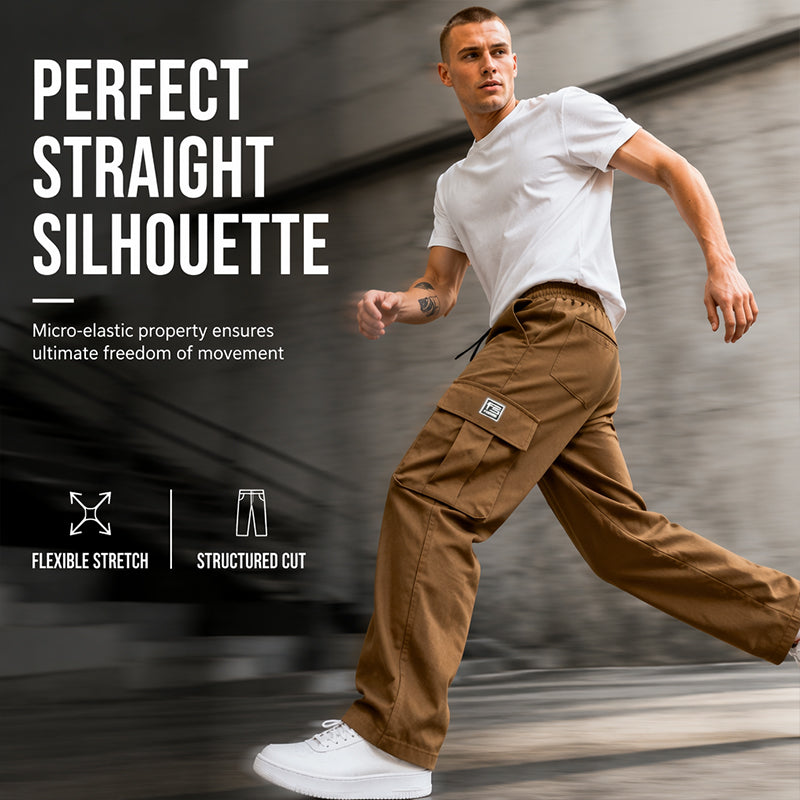 👖‑50 % ! 🏕️Pantalon cargo homme coupe ample – Confortable, polyvalent et multi-poches – Idéal pour le quotidien, l’extérieur et les loisirs ✨