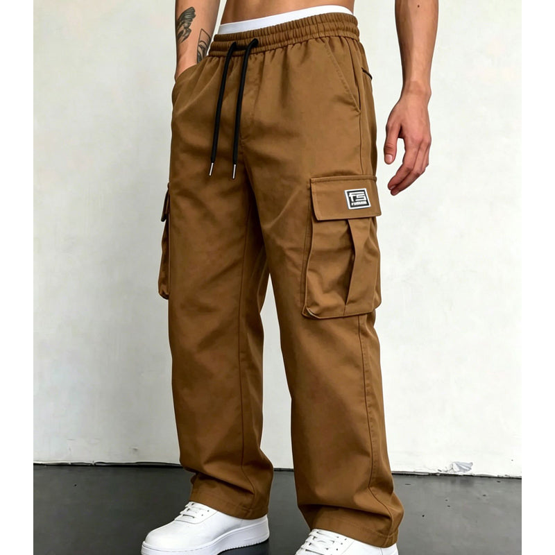 👖‑50 % ! 🏕️Pantalon cargo homme coupe ample – Confortable, polyvalent et multi-poches – Idéal pour le quotidien, l’extérieur et les loisirs ✨