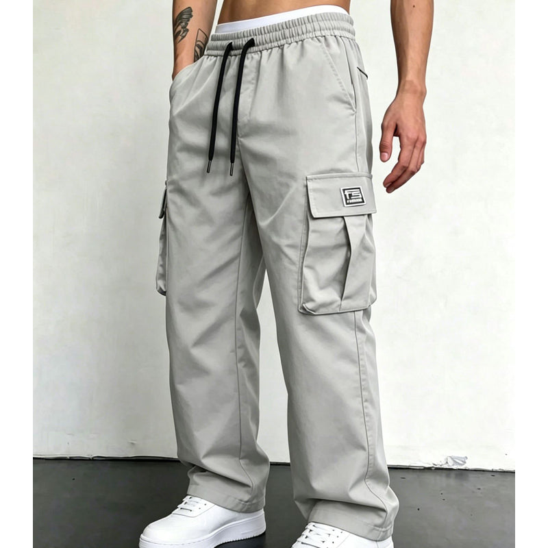 👖‑50 % ! 🏕️Pantalon cargo homme coupe ample – Confortable, polyvalent et multi-poches – Idéal pour le quotidien, l’extérieur et les loisirs ✨