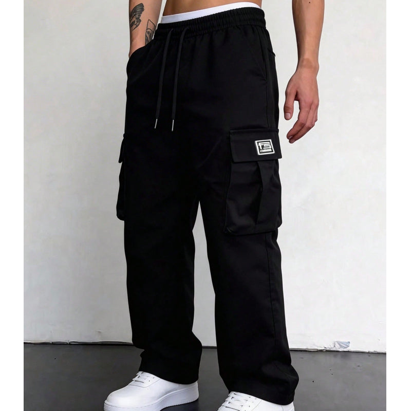 👖‑50 % ! 🏕️Pantalon cargo homme coupe ample – Confortable, polyvalent et multi-poches – Idéal pour le quotidien, l’extérieur et les loisirs ✨