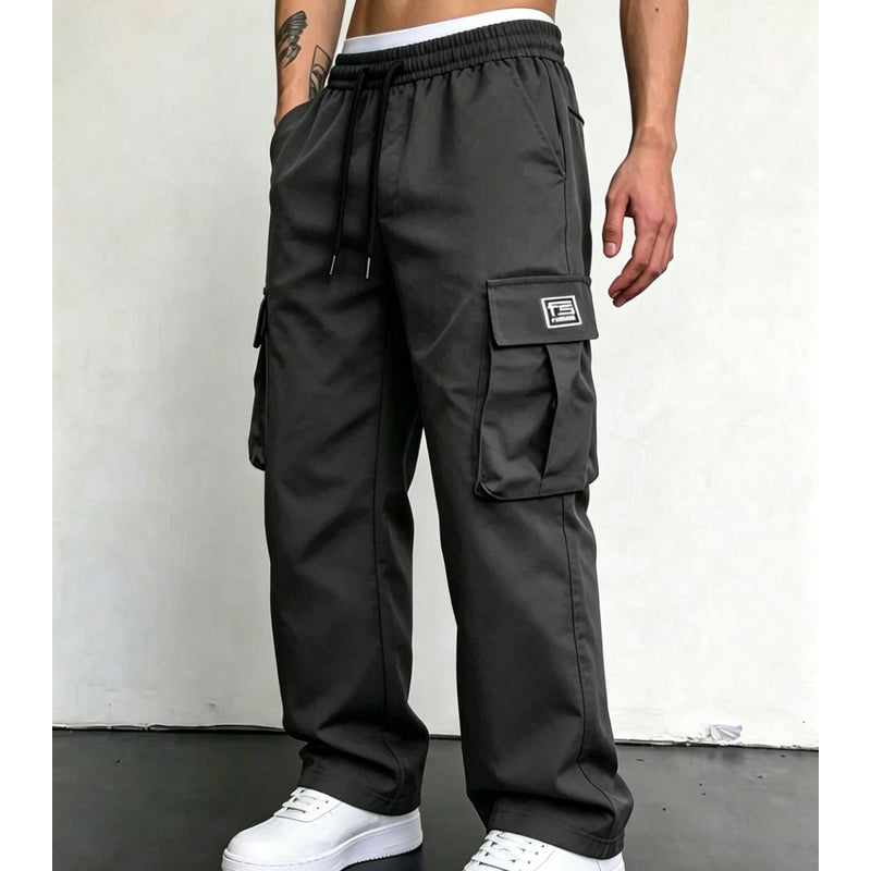 👖‑50 % ! 🏕️Pantalon cargo homme coupe ample – Confortable, polyvalent et multi-poches – Idéal pour le quotidien, l’extérieur et les loisirs ✨
