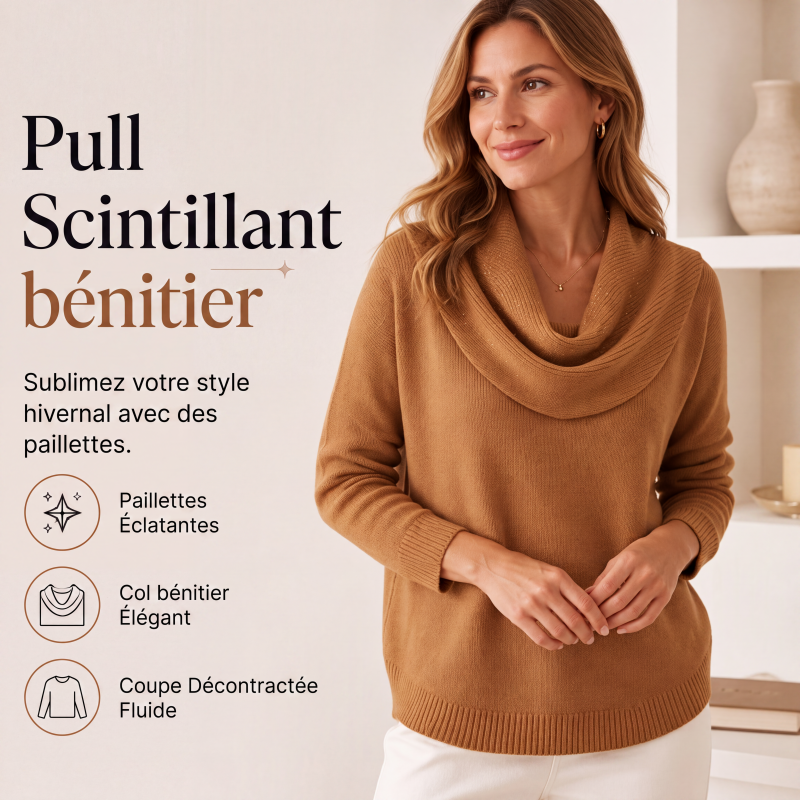 Pull en maille au tombé élégant