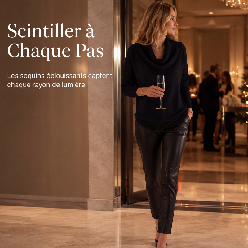 Pull en maille au tombé élégant