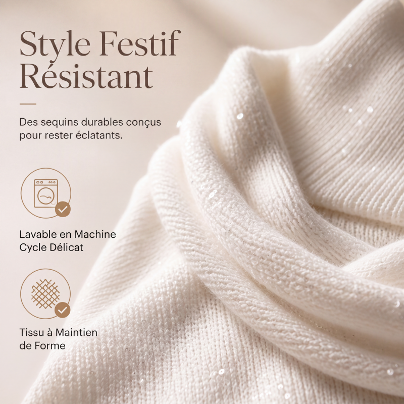 Pull en maille au tombé élégant