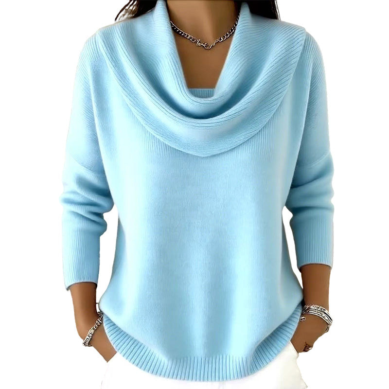 Pull en maille au tombé élégant