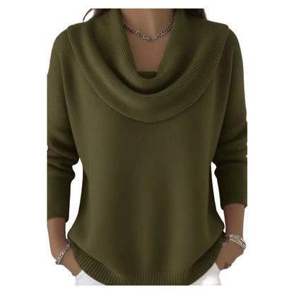 Pull en maille au tombé élégant