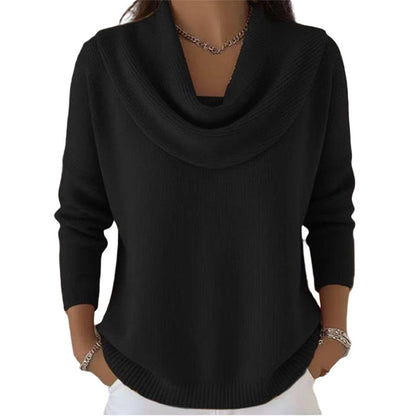 Pull en maille au tombé élégant