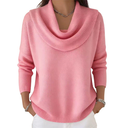 Pull en maille au tombé élégant
