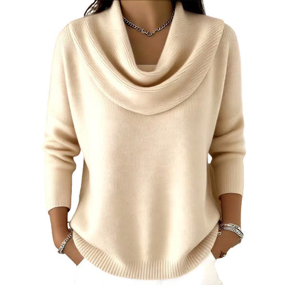 Pull en maille au tombé élégant