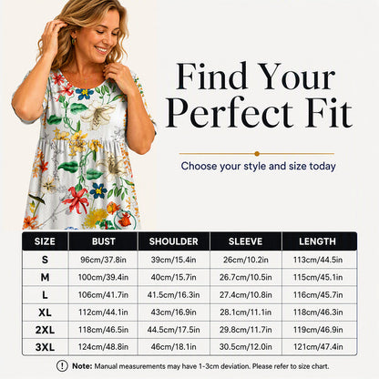 ✨Promotion exceptionnelle : 50 % de réduction 👗 Robe imprimée à manches courtes pour femme, avec poches