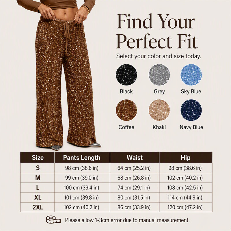 Pantalon droit à taille élastiquée pour femme